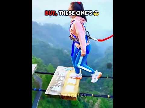 Sky Bridge Challenge💀#shortsvideo #trollface #troll #edit