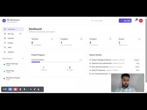 Task Management App Project demo