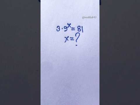 Find X #maths