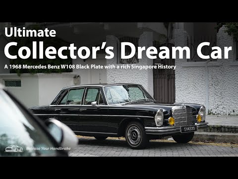 -For Sale- The Ultimate Collector's 1968 Mercedes Benz W108 Black Plate