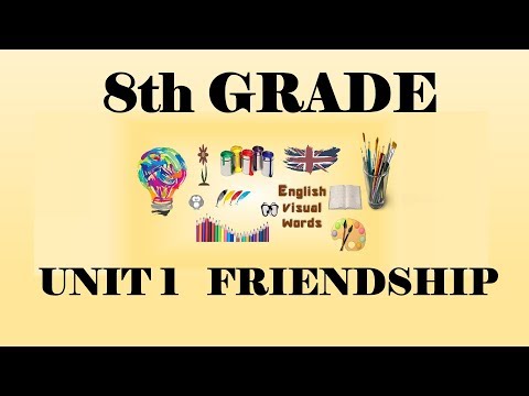 8th GRADE Unit 1 Friendship Vocabulary MOONLIGHT #4