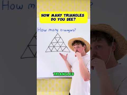 How Many Triangles Can You See?