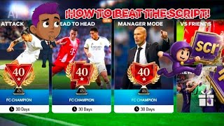 127 GRL! Hack on how to beat the script! Fc mobile script is frustrating! 😡😡