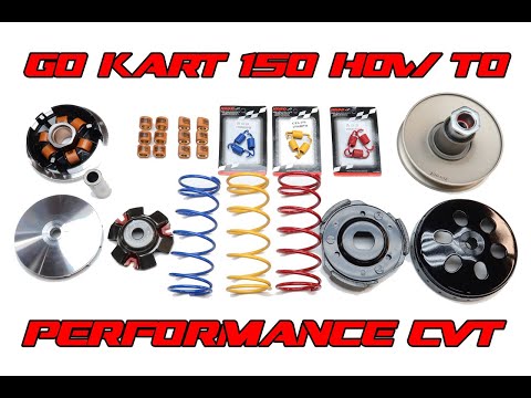 Go Kart 150 CVT Belt Replacement, CVT Explain and Performance Upgrade