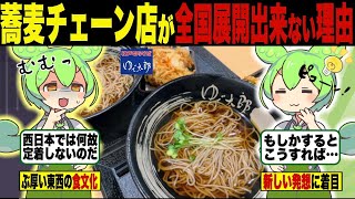 【ずんだ総集編】なぜ蕎麦屋は全国展開が出来ないの？ゆで太郎の挑戦！【ずんだもん＆ゆっくり解説】【作業用】