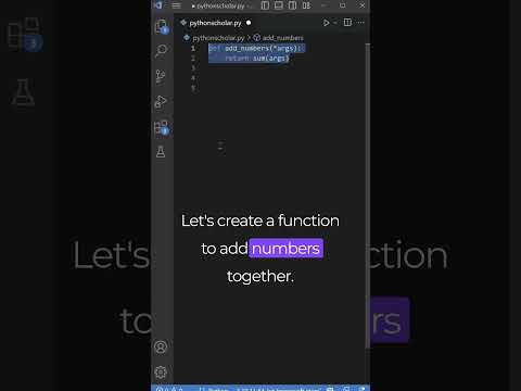 Python *args & **kwargs #coding #programming #python