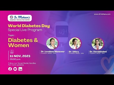 World Diabetes Day Special Live - Diabetes & Women