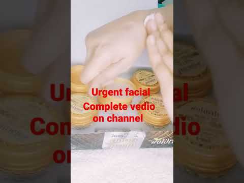 urgent facial kit review at home #skincare #short