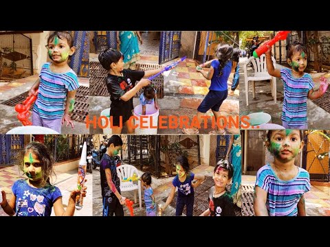 HOLI VLOG||FUN TIME WITH KIDS||HOLI CELEBRATIONS