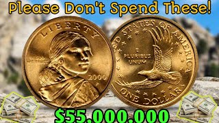 2000-P Sacagawea One Dollar Coin – U.S. Mint Golden Dollar – Collectible Uncirculated/Used