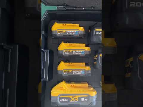 DeWalt tstak battery storage #dewalt