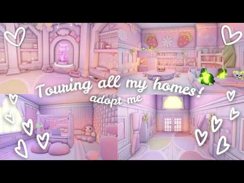 ≽^• ˕ • ྀི≼ Touring All My Adopt Me Homes - #adoptmeroblox #adoptme