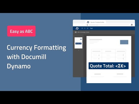 Change currency format - Easy as ABC