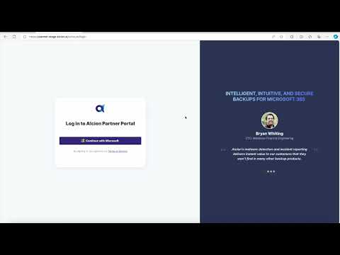 Alcion for Partners: MSP Partner Portal Demo
