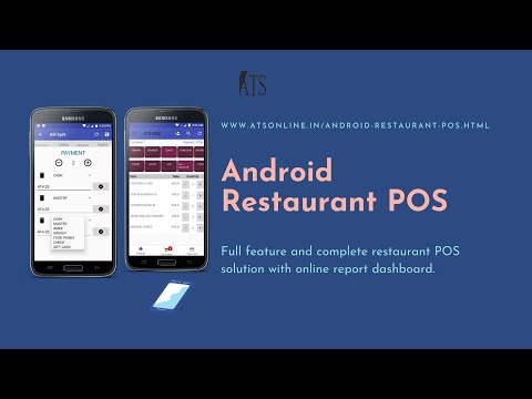 Android Restaurant POS App for Table Service and Quick Service Restaurants. #restaurantpos #android