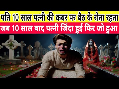 पति 10 साल पत्नी की कब्र पर बैठ कर रोता रहा |10 साल बाद पत्नी जिंदा हो गई फिर?Heart touching Stories