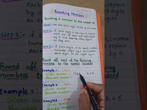 Rounding Numbers ( part 2)# nearest 100