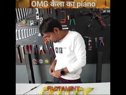 OMG केला का Piano || big experiment💯 @mrindianhacker #shorts #youtubeshorts