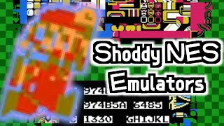 Shoddy NES Emulators