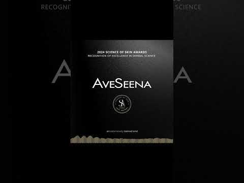 AveSeena has been awarded the 2024 Science of Skin Award by Skincare Anarchy #skineducation
