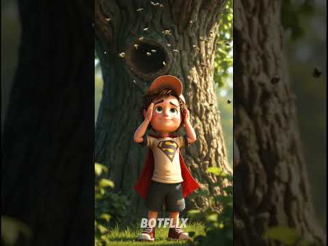 “The Boy, the Bees, and the Healing Cow: A Tale of Courage and Kindness | Emotional Animal Short”