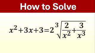 Only 5% Cracked This Radical Equation | Here's Why?