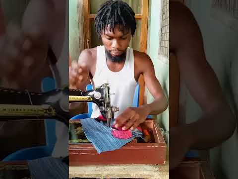 Easy and simple patchwork custom jeans