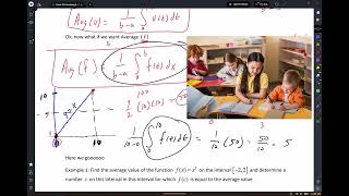 C Notes 33 Calculating Average Value and Area Between Curves