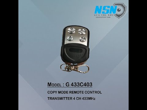 4 CH 433MHz Remote control