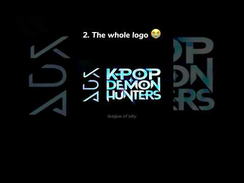 KDA references in KPOP DEMON HUNTERS #kpopdemonhunters #huntrix #kda