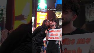 She kissed me! - make me blush challenge