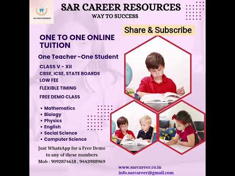 Online Tuition for Class V to XII