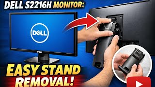 Dell S2216H Monitor: Easy Stand Removal Guide 2024 🔧 | স্ট্যান্ড রিমুভাল গাইড | 2024