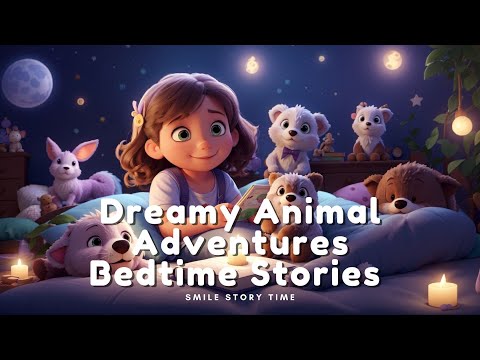 Bedtime Stories and Sleep Meditation for Kids| Collection of Dreamy Animal Adventures 3 in 1