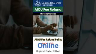AIOU ONLINE FEE REFUND
