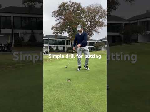 Practice your putting from that important six foot distance #golf #playbettergolf can