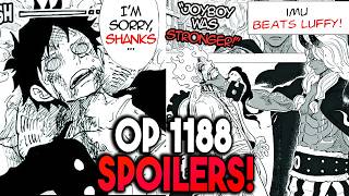 LUFFY LOSSES!! IMU DESTROYS LUFFY!! IT'S OVER!! | ONE PIECE CHAPTER 1188 SPOILERS / HINTS (OP 1188)