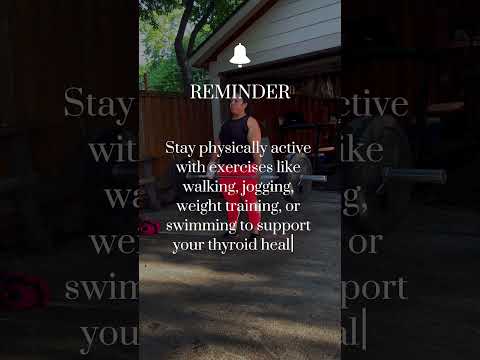 Don’t forget to do your part to keep that thyroid health Follow for more #hypothyroidism #75hard