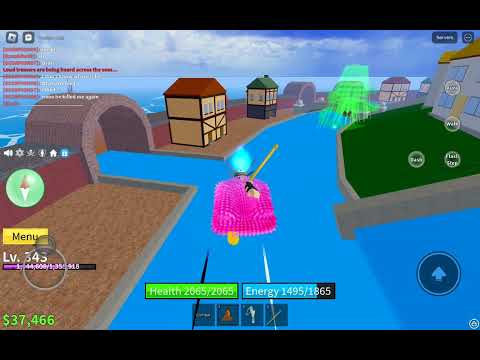 Playing Blox fruits with TrexBoyGaming