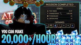 *TOP* 5 METHODS To GRIND For GEMS In ROBLOX Attack On Titan Revolution!