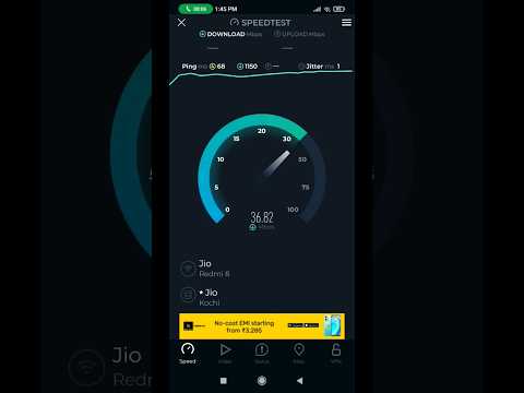 Jio PrivateNet Speed test high speed internet#viral#jionetspeed#trending#youtubeshorts