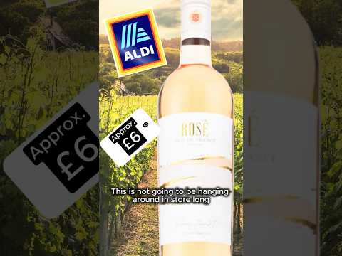 We LOVE this bargain rosé from Aldi! #wine #rosé #aldi #hack