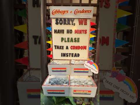 Checkout this crazy cafe in Bangkok 😂 #condomcafe #shorts Thailand must visit Pt 6