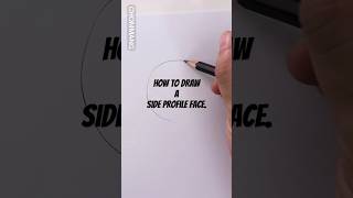How to draw a side face. ✍️