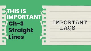 Important Questions Ch-3 STRAIGHT LINES #BoardExamPreparation #MathForStudents #MathShortcuts #Math