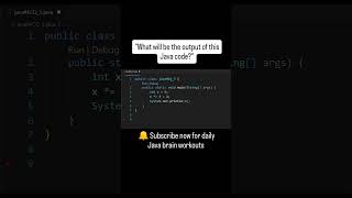#JavaMCQ #HardJava #CodarHub7 #LearnJava #DebugJava #JavaInterview #CodeChallenge #ProgrammingReels