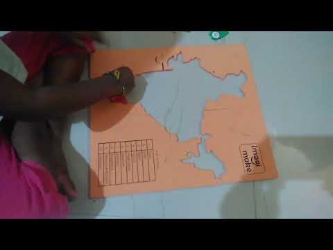 How to teach Arranging india map