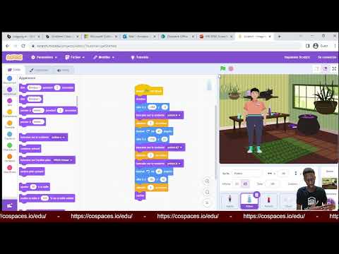 Réaction chimique avec Scratch
