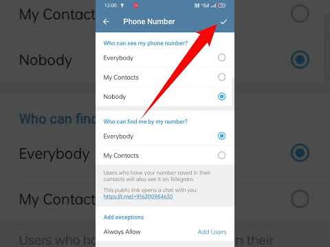 Privacy setting kaise on kare || How to enable privacy setting on telegram