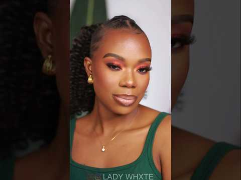 This loook! 🤭🧡🤎🖤 #4cnaturalhairstyle #makeuptutorialforblackwomen #naturalhairstyles